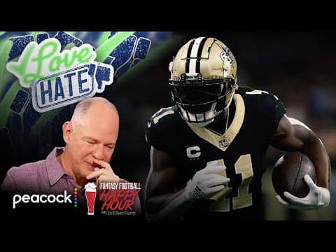Saints' Kamara fantasy performances continue to decline | Fantasy Football Happy Hour | NFL on NBC