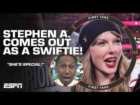 Stephen A. gives props to Taylor Swift 🤝 'SHE'S SOMETHING SPECIAL!' | First Take