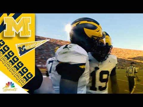 Michigan’s Bryce Underwood lasers touchdown to Donaven McCulley vs. USC | Big Ten on NBC