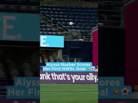 First NWSL goal in her 200th game. Historic from Alyssa!🐐 #goals #nwsl #uswnt #chicagostars #soccer
