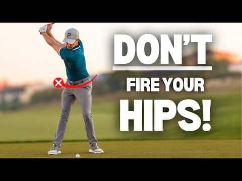 Stop FIRING Your Hips in the Downswing and You Will RIP THE COVER OFF the Ball!