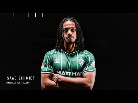 ISAAC SCHMIDT - Offizielle Vorstellung I SV Werder Bremen
