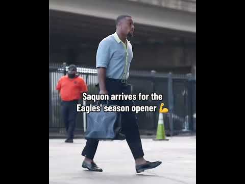 Saquon has arrived for Cowboys vs. Eagles (via NFL/TT)
