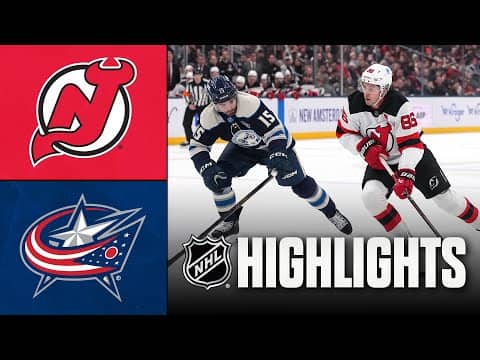 Devils vs. Blue Jackets | NHL Highlights | December 31, 2026