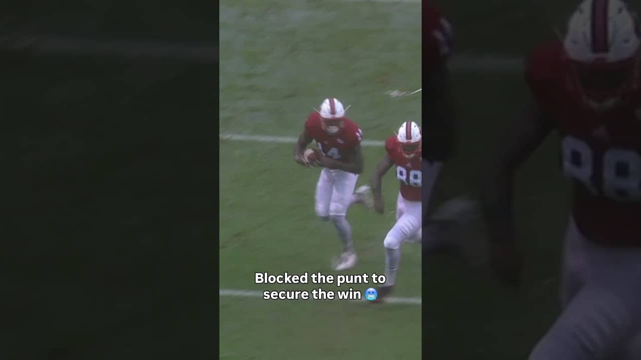 Special teams makes a great play 🤩 #ncstate #accfootball #collegefootball