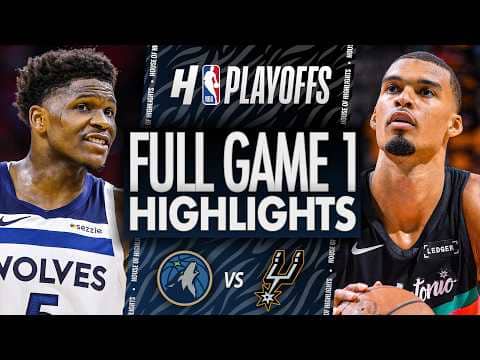 Minnesota Timberwolves vs San Antonio Spurs - FULL GAME 1 HIGHLIGHTS | May 4, 2026 NBA Playoffs