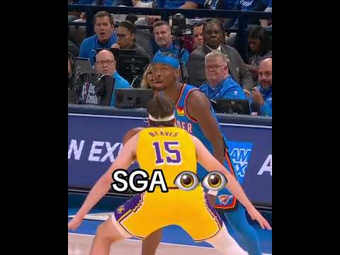 SGA's court vision 👁️👁️