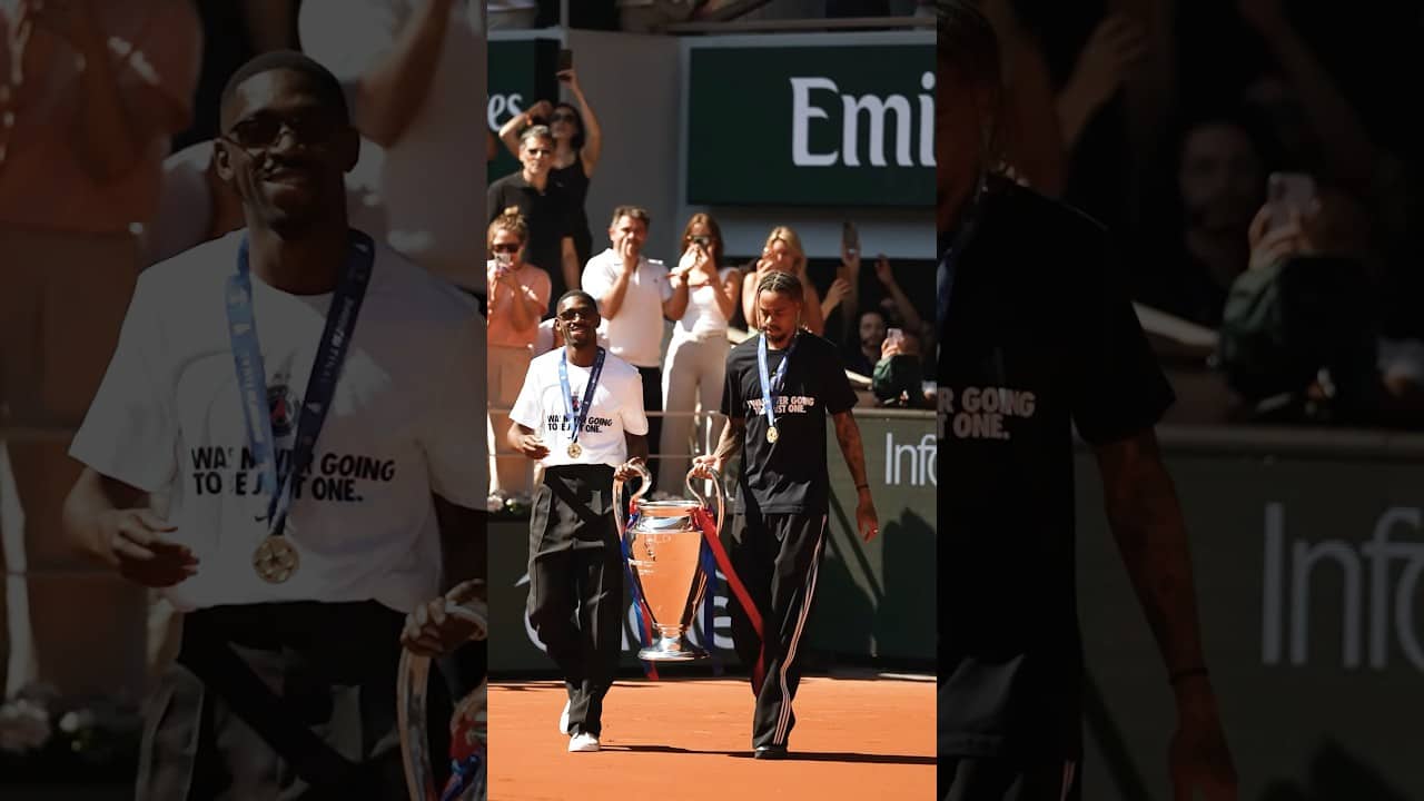 Victory belongs to the Parisians 🏆🔴🔵 #UCLfinal #RolandGarros