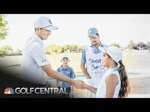 Jordan Spieth on significance of Crush It! Cup: 'Kids are the future' | Golf Central | Golf Channel
