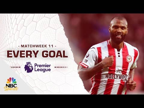 Every Premier League goal from Matchweek 11 (2025-26) | Premier League | NBC Sports