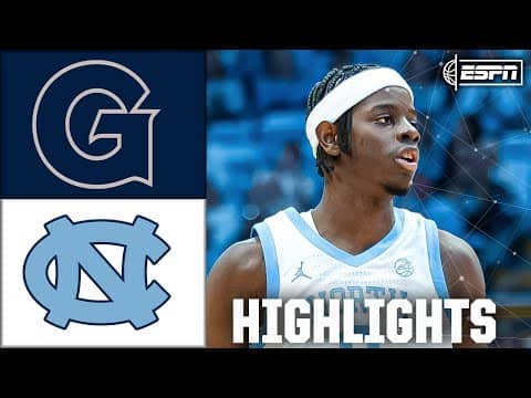 Georgetown Hoyas vs. North Carolina Tar Heels | Full Game Highlights | ESPN College Basketball