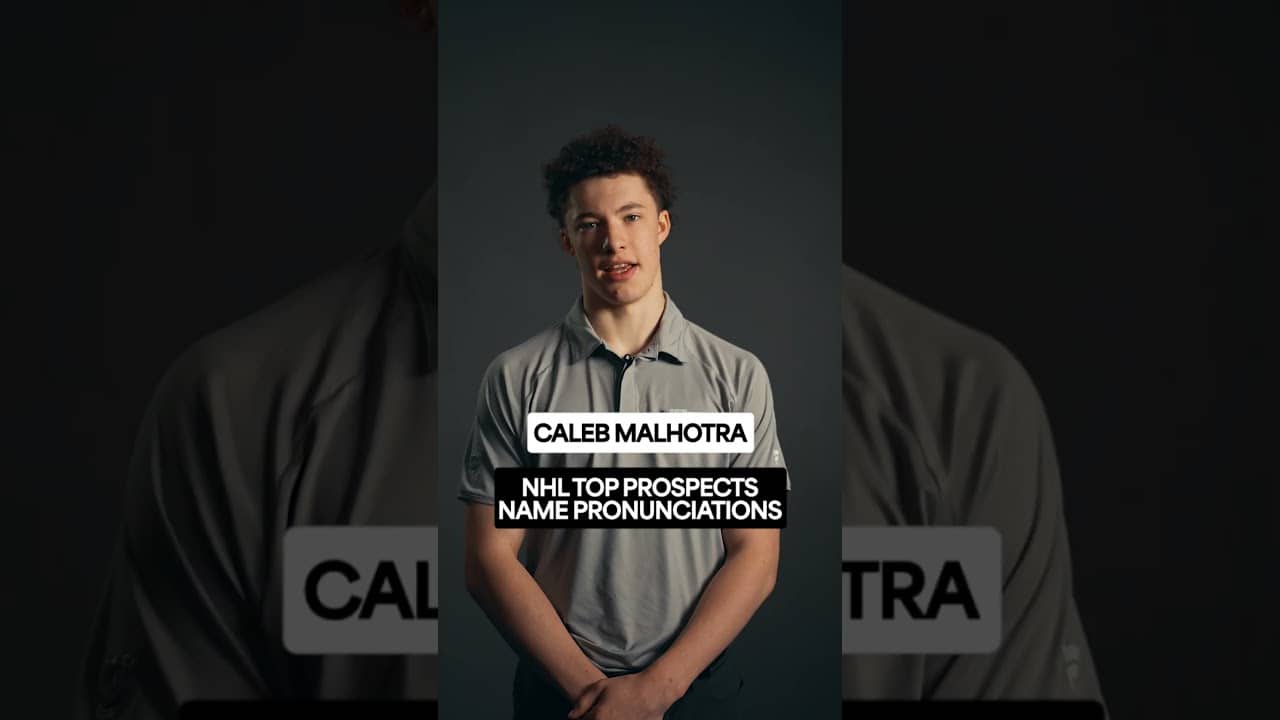 How to pronounce names of the top NHL Draft Prospects 🗣️
