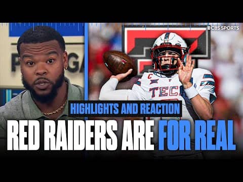 No. 8 Texas Tech takes down No. 7 BYU | Can BYU still make the CFP? | Highlights & Reaction