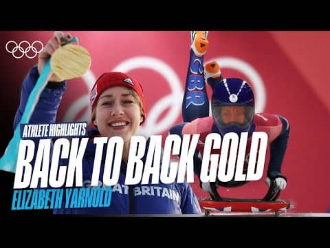 ⚡️ As Fast As Lightning 🇬🇧 Elizabeth Yarnold | 🔙 Back to Back Olympic Gold 🥇 | Athlete Highlights