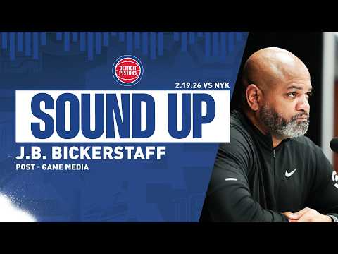 Post-Game Press Conference: J.B. Bickerstaff | Pistons vs. Knicks | 02.19.26
