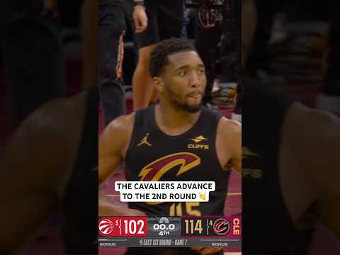 The Cavaliers are moving on to the 2nd round of the playoffs 👏