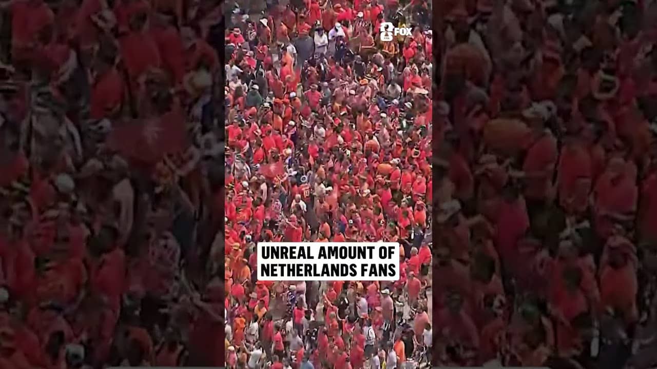 A sea of orange headed to Dallas Stadium