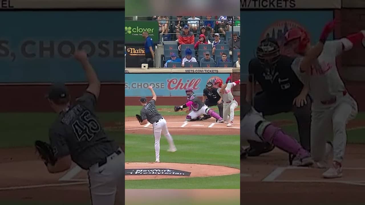 Christian Scott with some NASTY sweepers 😮‍💨 #baseball #mlb #sports #highlights #shorts