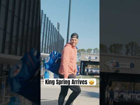 The ALCS hero, George Springer, is here‼️ #MLB #BlueJays #Toronto #SpringTraining