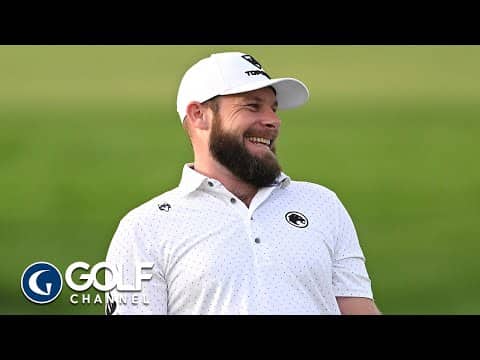 Even Tyrrell Hatton is happy about this shot in Dubai | Golf Channel