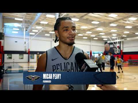 Micah Peavy on team defense | Pelicans-Lakers Shootaround 11/14/2025