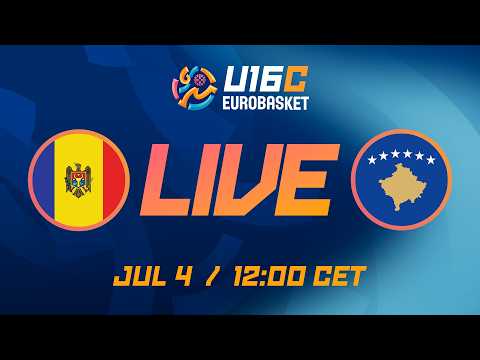 LIVE - Moldova v Kosovo | FIBA U16 EuroBasket 2026 Division C | Group Phase