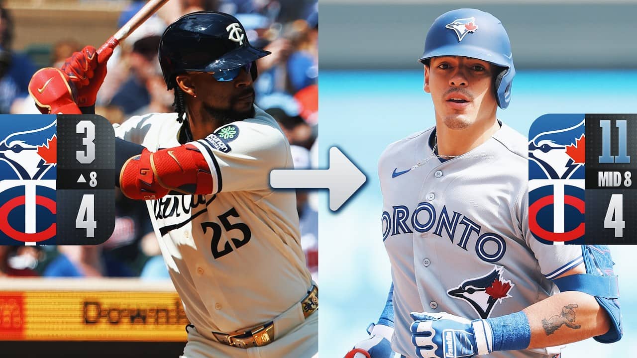 FULL 8th INNING: Blue Jays score 8 runs capped by a Brandon Valenzuela homer! | MLB Highlights
