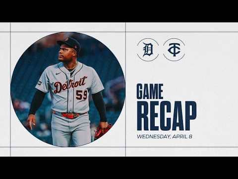 Tigers vs. Twins Highlights | 4/8/26