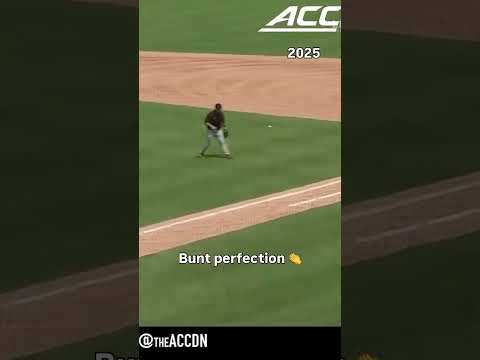 That placement was amazing 🫡 #virginiatech #accbaseball #collegebaseball