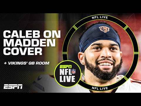 Expectations for Caleb Williams and the Bears next season 👀 + Vikings’ QB competition | NFL Live
