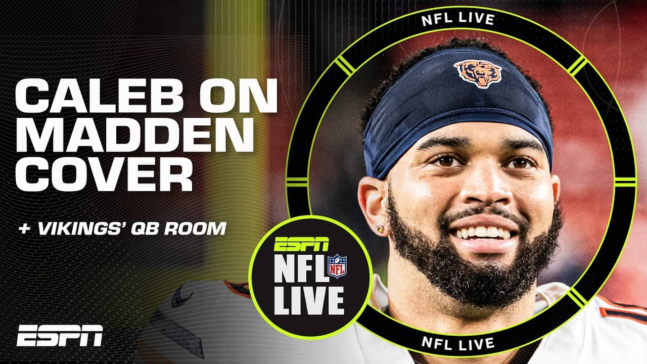 Expectations for Caleb Williams and the Bears next season 👀 + Vikings’ QB competition | NFL Live