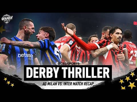AC Milan vs. Inter Derby CONTROVERSY | Was It A Penalty/Foul? | Matchday | CBS Sports Golazo
