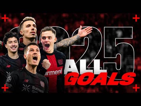 Bayer 04 Leverkusen 2025: Every GOAL in Bundesliga, Champions League & DFB-Pokal