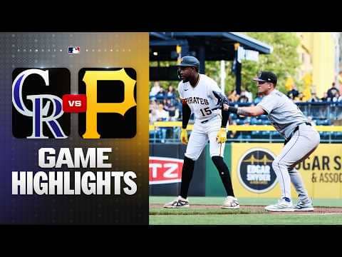 Rockies vs. Pirates Game Highlights (5/13/26) | MLB Highlights