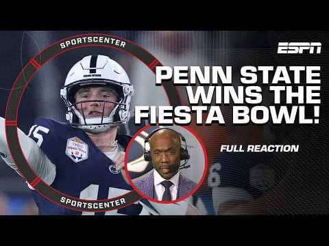 FIESTA BOWL REACTION 🔥 Penn State WENT AFTER Ashton Jeanty! - Louis Riddick | SportsCenter