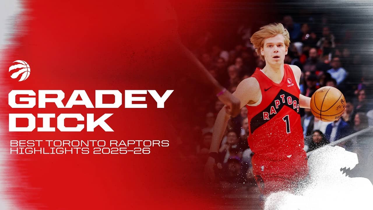 Gradey Dick Toronto Raptors Season Highlights 2025–26