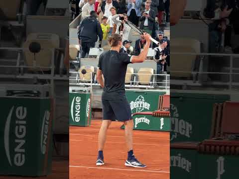 Sascha Zverev 🔥 #rolandgarros