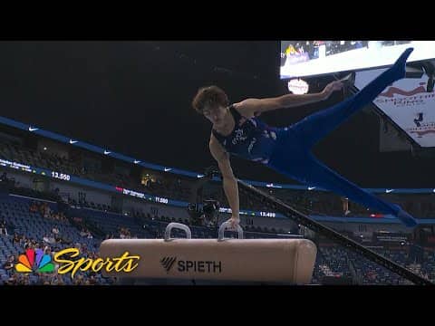 Stephen Nedoroscik returns to pommel horse at U.S. Gymnastics Championships | NBC Sports