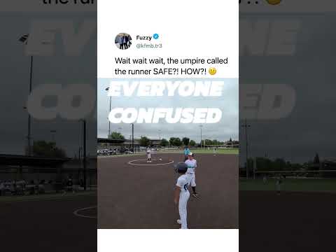 umpire DID NOT know the rules 🤨