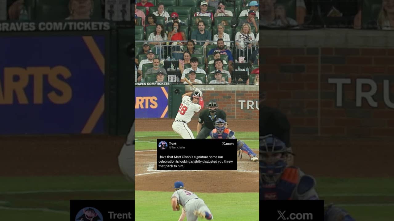 Just watch Matt Olson next time he hits a homer 🤣