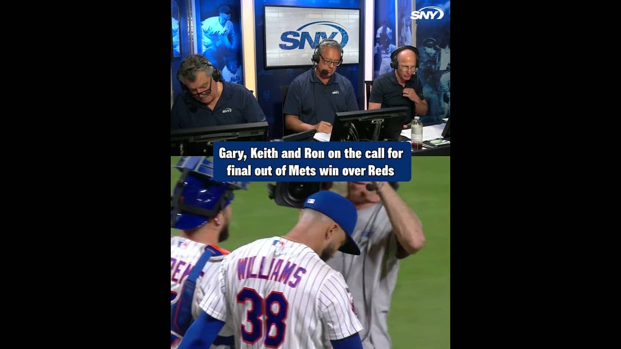 "HEEEEE STRUCK HIM OUT & THE BALLGAME IS OVER!" Gary, Keith & Ron on the call of the Mets' 4-2 win 🎙