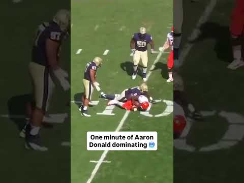 Donald's strength was next level 💪 #pittpanthers #aarondonald #accfootball #collegefootball #cfb