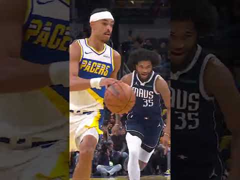 Defense into Offense 😈 Andrew Nembhard Comes Up with the Steal and Slam