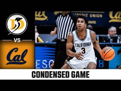 Dominican (CA) vs. Cal Condensed Game | 2025-26 ACC Men's Basketball