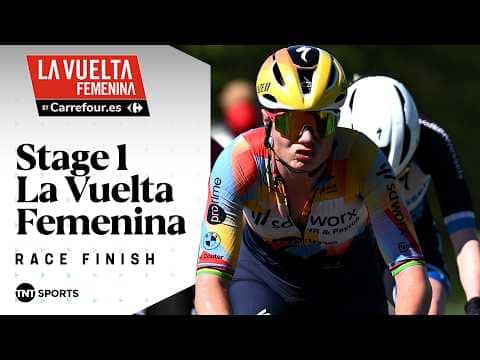 | La Vuelta Femenina 2026 Stage 1 Final KM's | TNT Sports Cycling