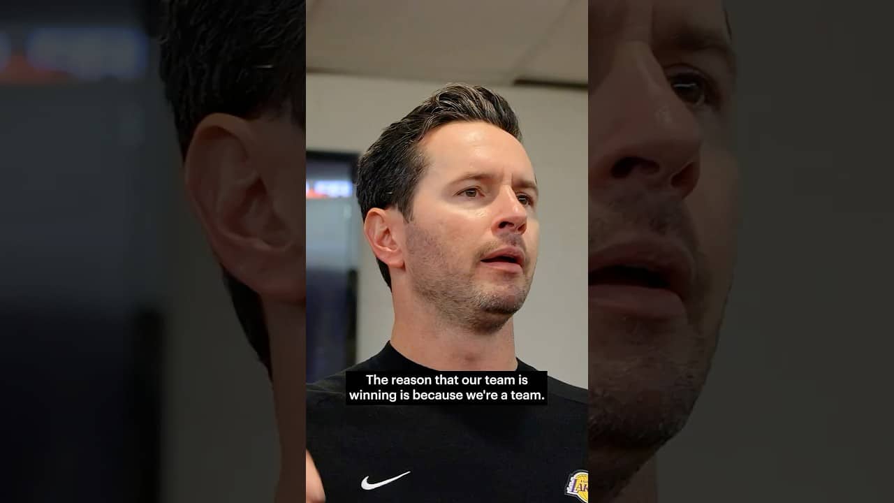 JJ Redick in the locker room after the Game Six win #lakers #NBAPlayoffs