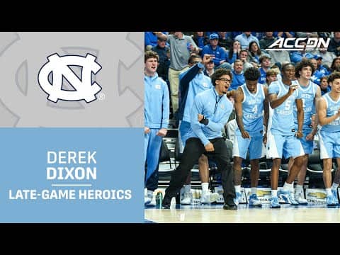 UNC Guard Derek Dixon Comes Up Huge Late In Win Over Kentucky