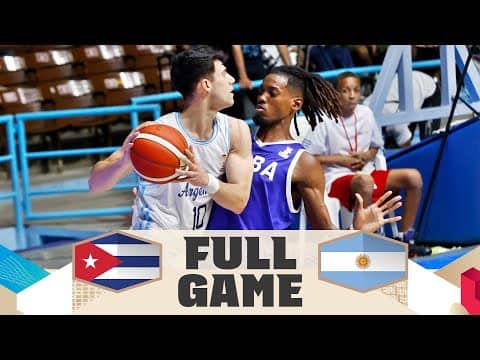 Cuba v Argentina | Full Basketball Game | FIBA Basketball World Cup 2027 Americas Qualifiers