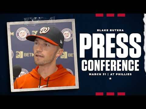 Blake Butera Press Conference | Nationals at Phillies | March 31, 2026