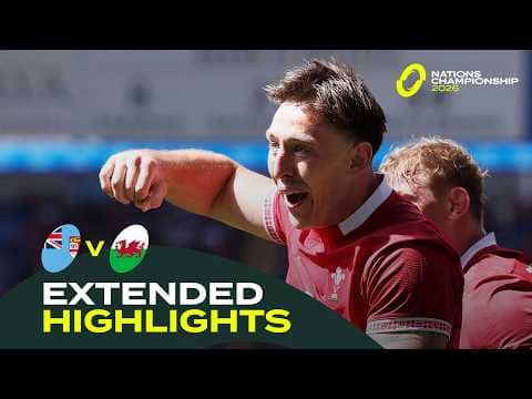 Non-Stop FLARE! 🔥| Wales v Fiji | Nations Championship 2026 | Highlights